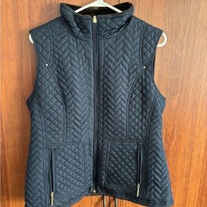 Women's Quilted Navy Vest